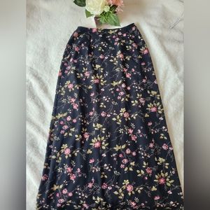 Y2k VTG floral maxi skirt